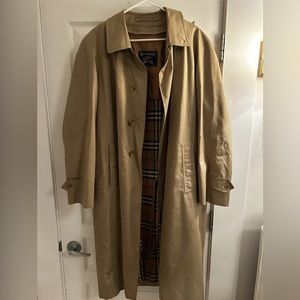 Vintage Men’s Burberry Nova Check Trench Coat